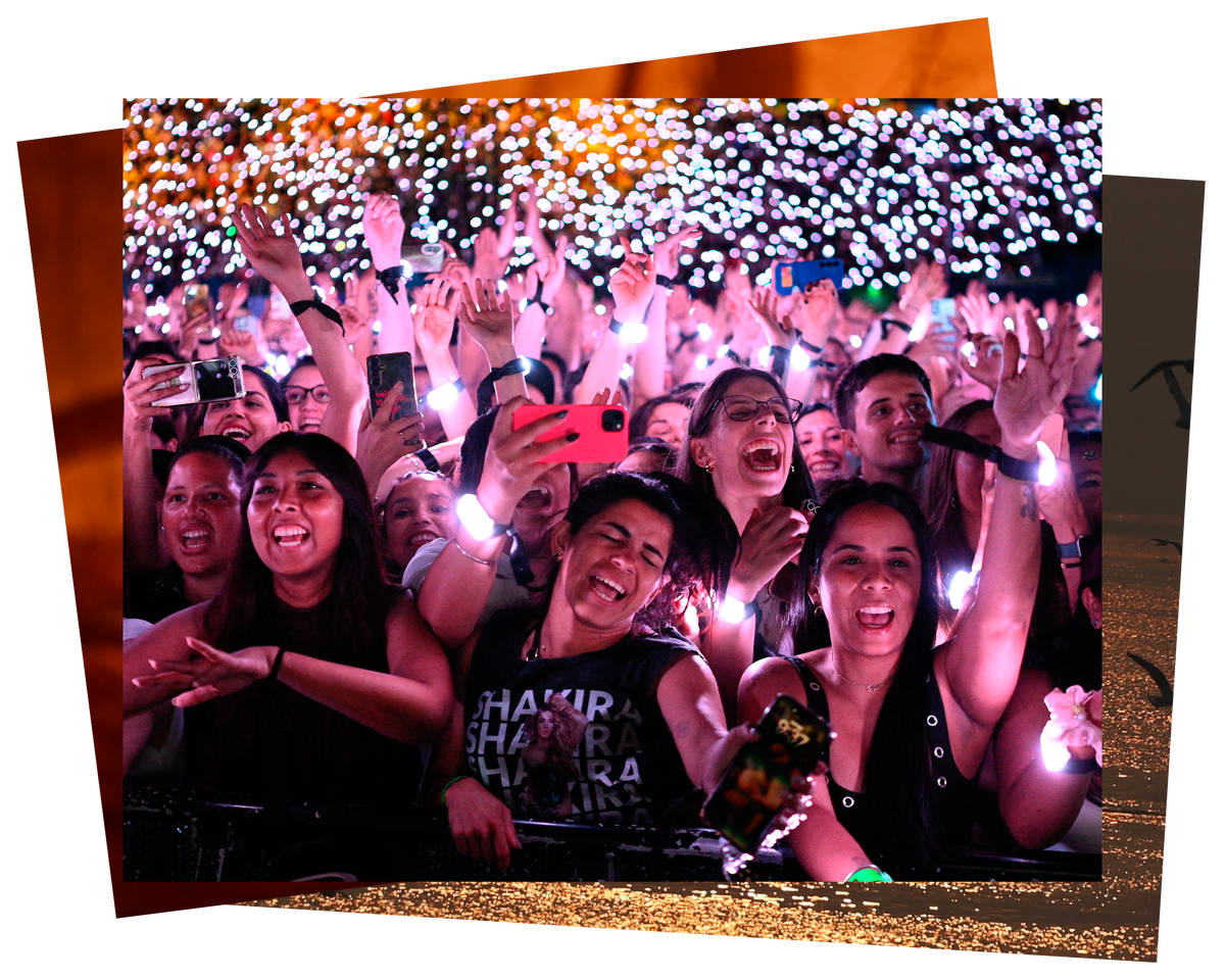 Fans en un concierto